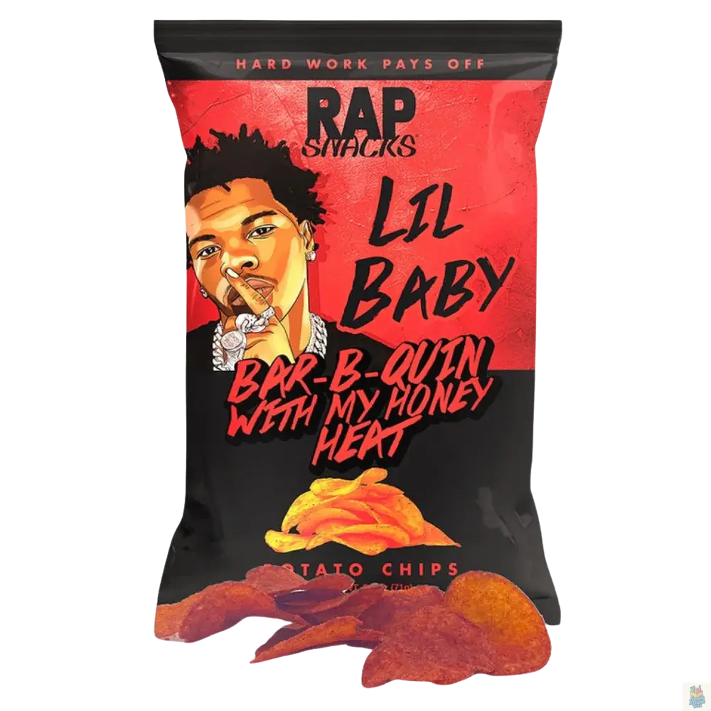 Rap Snacks Chips Lil Baby BBQ & Honey RAP SNACKS