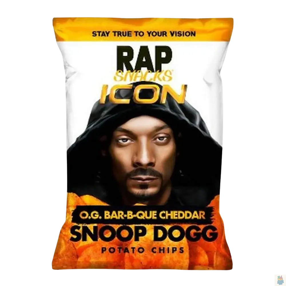 Rap Snacks Chips Snoop Dogg BBQ & Cheddar RAP SNACKS